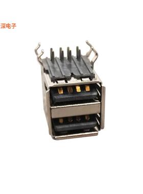 SS-52100-003 |原装全新CONN RCPT USB2.0 TYPEA STACK R/A