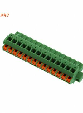 1861580 |插头，母插口TERM BLOCK PLUG 14POS 5.08MM