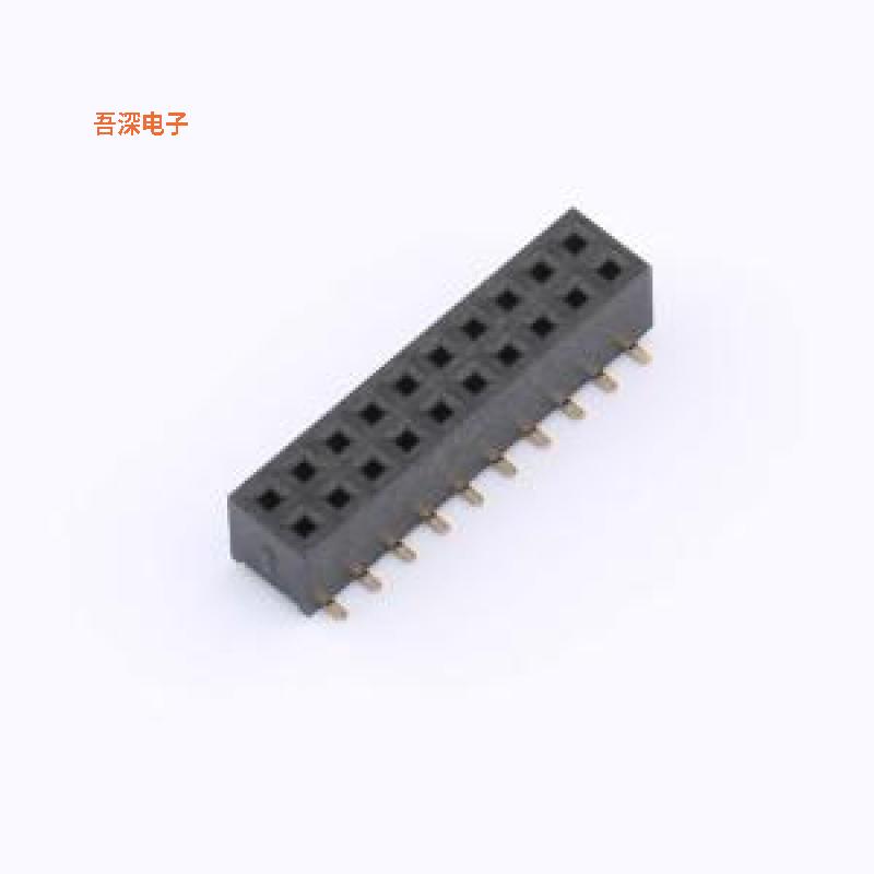 KH-2FH-2X10P-H4.3-SMT |原装SMD,P=2mm排母