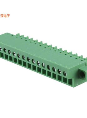 1850990 |插头，母插口TERM BLOCK PLUG 16POS 3.81MM