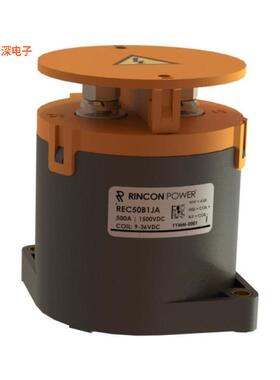 REC50B1JA|底座安装500A DC Contactor, 1500V, Botto