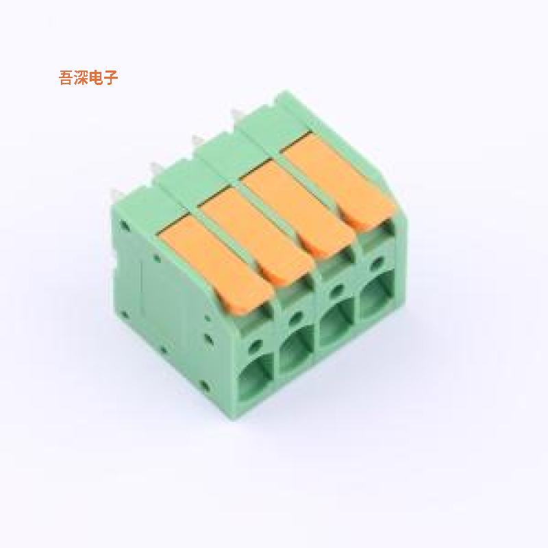 KF208V-5.0-4P |原装插件,P=5mm弹簧式接线