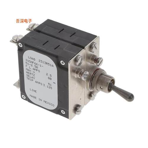 IUGNF66-1-51-2.50 |面板安装CIR BRKR MAG-HYDR 2.5A TOGGLE
