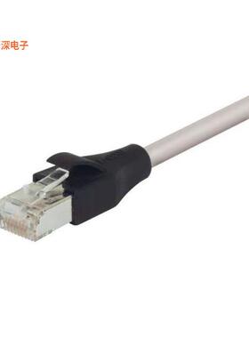 TRD855SCR-10 |圆形线缆CBL RJ45/RJ45 CAT5E SHLD 10'