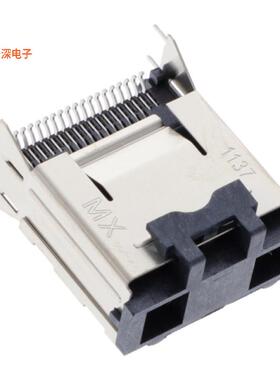 0757840132 |插座CONN MINI SAS RCPT 36POS SLD SMD