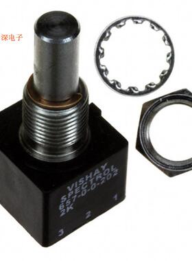 657BR0202 |2kPOT 2K OHM 1W PLASTIC LINEAR