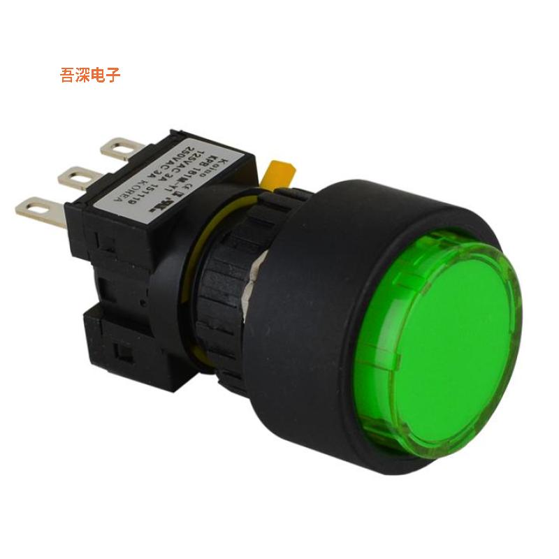 KBL16SAT-L3CR1 |原装全新16mm PUSH BUTTON