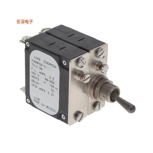 IUGNF66-1-72-2.50 |面板安装CIR BRKR MAG-HYDR 2.5A TOGGLE