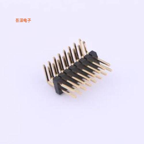 X1321WR-2x08J-C40D18 |原装弯插,P=1.27mm排针