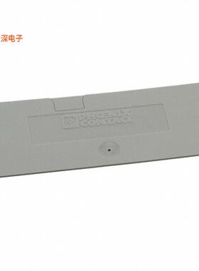 3210313|端板CONN TERM BLK END PLATE GRA