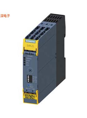 3SK12111BB40|DIN 轨道SAFETY RELAY,4RO,4NO+1NC,24VDC,