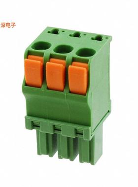 1986720-3 |原装全新TERM BLOCK PLUG 3POS 3.81MM