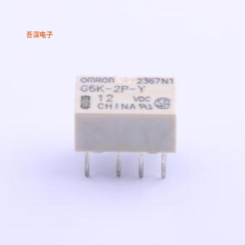 G6K-2P-Y DC12 |原装DIP,6.5x10mmRELAY TELECOM DPDT 1A 12V
