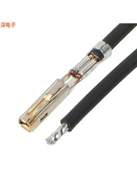 2163011206 |接触端MX150 F-S 600MM 18 AWG LEADS BK