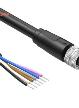 10-05406 |插座CIRC CBL 6POS RCPT TO WIRE 16.4'