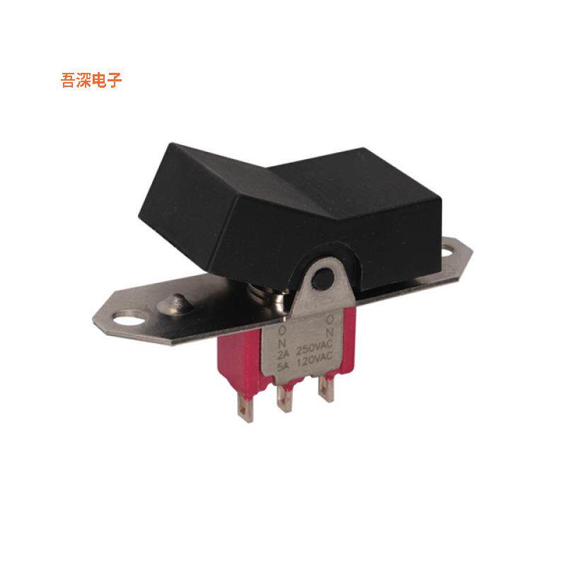 U211J1AQE2 |通孔，直角SWITCH ROCKER SP3T 5A 120V