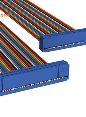 C3AAS-3406M |插口至插口IDC CABLE - CSC34S/AE34M/CSC34S