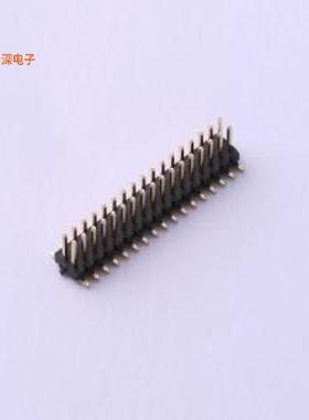 X1321WVS-2x17J-C40D53 |排针上针4.0,PB0.1mm,6T料,Au足1u