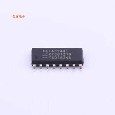 HEF4094BT,653 |原装SOIC-16IC SHFT REG TRI-STATE 8BIT 16-SO