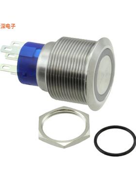 AV2220E612Q04 |前面板安装SWITCH PUSHBUTTON DPDT 3A 250V