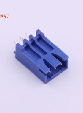 25000-03AA-T5P-Q0 |加高封胶型线对板针座插件,P=2.5mm