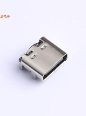 TYPE C-ZL-106PWB |卧式带钢片黑色高导铜3U金USBSMD