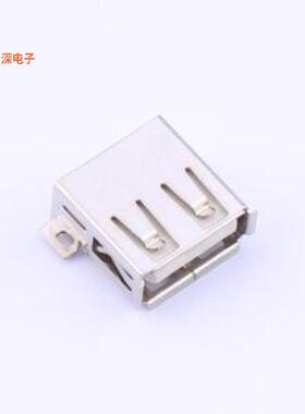 U221-041N-4V33-S5 |USBUSB2.0 耐高温LCP 卷边 铜壳