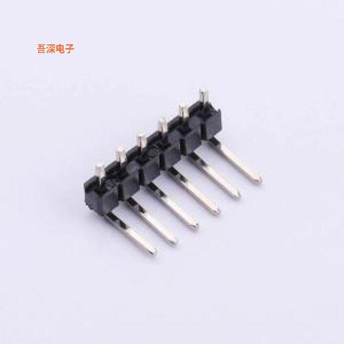 2011-1X06G00RB |原装弯插,P=2.54mm排针