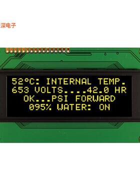 NHD-0420DZW-AY5|80.0O MODULE 80DIG 20 X 4 PASSIV