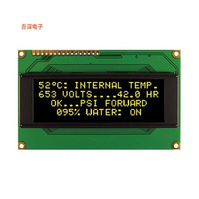 NHD-0420DZW-AY5|80.0O MODULE 80DIG 20 X 4 PASSIV