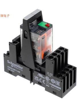 RXM2AB2B7PVM |DIN 轨道RXM RLY MIXED SCKT2C/O 10A 24VAC