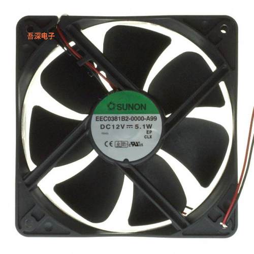 EEC0381B2-000U-A99 |12VDCFAN AXIAL 120X38MM 12VDC WIRE