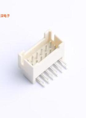 M2026R-2x6P |带扣线对板针座弯插,P=2mm