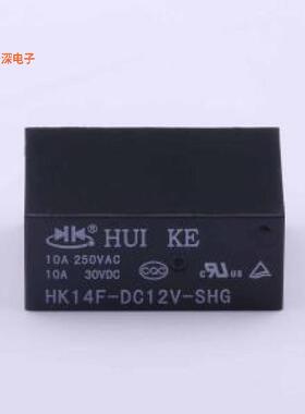 HK14F-DC12V-SHG |原装插件,12.7x29mm功率继电器