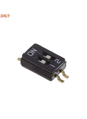 DHS 902 |SPSTDUAL-IN-LINE SWITCH, HALF-PITCH-