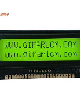 GFC1602S-YPOEJT03 |32.016X2STN-YYELLOW GREEN67.4*31*