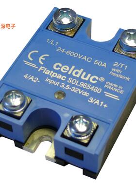 SOL942460 |底座安装SSR RELAY SPST-NO 25A 12-280