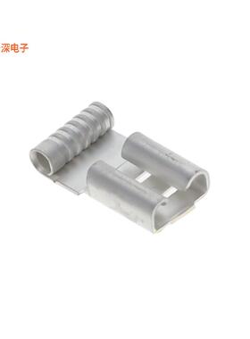 0190080013 |成角度 - 90°，旗形CONN QC RCPT 18-22AWG 0.250