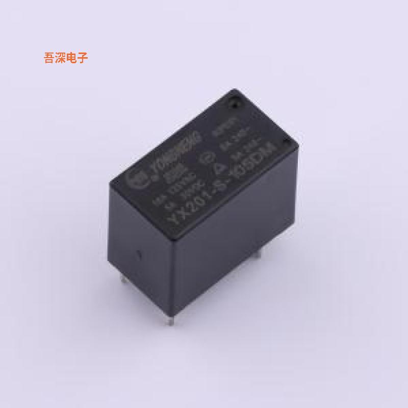 YX201-S-105DM |电流5A,5VDC,1组常开，0.45W功率继电器DIP-4