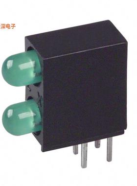 SSF-LXH240GGD |绿色（x 2） CBI 2.9MM BI-LVL GN RA PCMNT