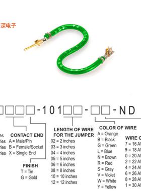 H2ABG-10104-G4 |接触端JUMPER-H1503TR/A2015G/H1501TR 4