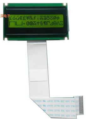 GFC1602AB-YPAEEPB07 |32.016X2STN-YYELLOW GREEN58X34X9