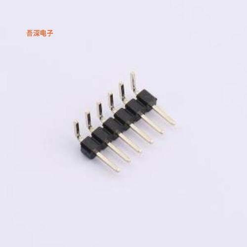 PZ200R-11-06P |排针2.00mm间距 弯插 1x06位排针弯插,P=2mm