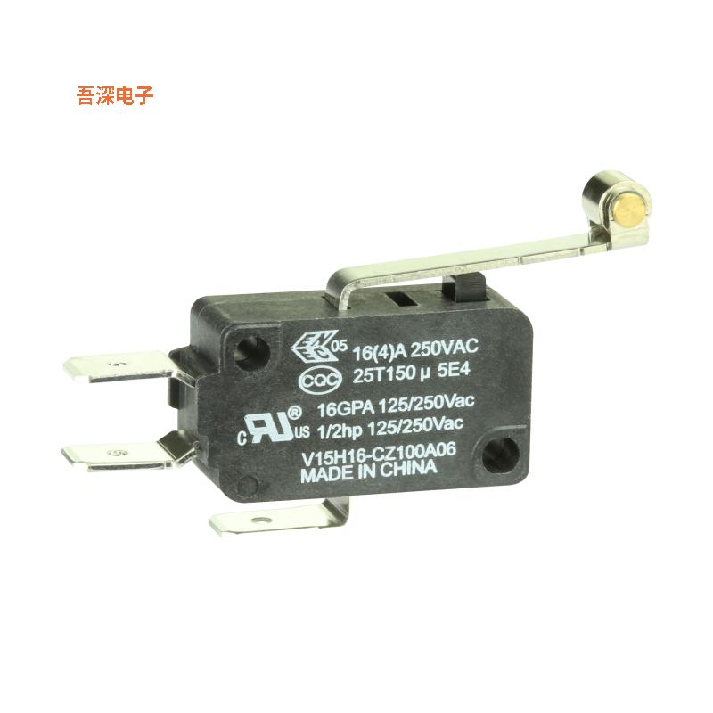 V15H16-CZ100A06 |SPDTSWITCH SNAP ACTION SPDT 16A 125V