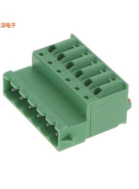 1925906|插头，公引脚TERM BLOCK PLUG 6POS 5.08M
