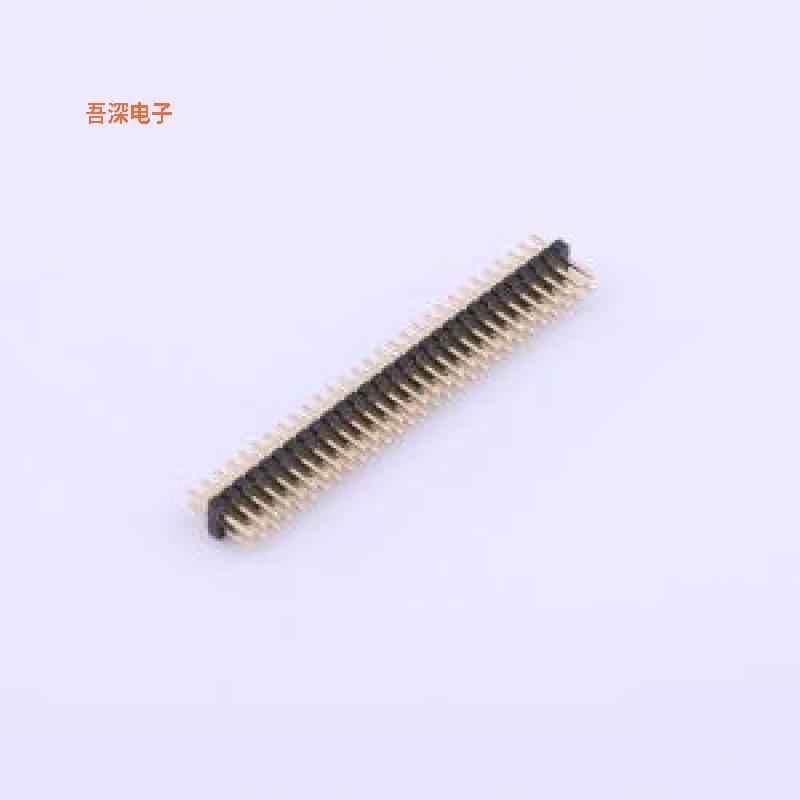 X1321WV-2x29J-C30D23 |排针上针C3.0 下针2.3mm,6T料,Au足1u