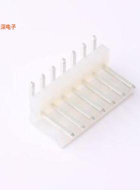 HX CH3.96-7P WZ |250V 透明胶线对板针座弯插,P=3.96mm