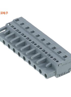 231-210/026-000 |插头，母插口TERM BLOCK PLUG 10POS 7.50MM