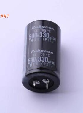 500MXH330MEFCSN30X50 |原装插件,D30xL50mm牛角型电解