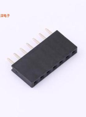 HX PM-2.54-01-07-Z-H8.5 |排母配套排针HX PZ2.54-1x7P系列